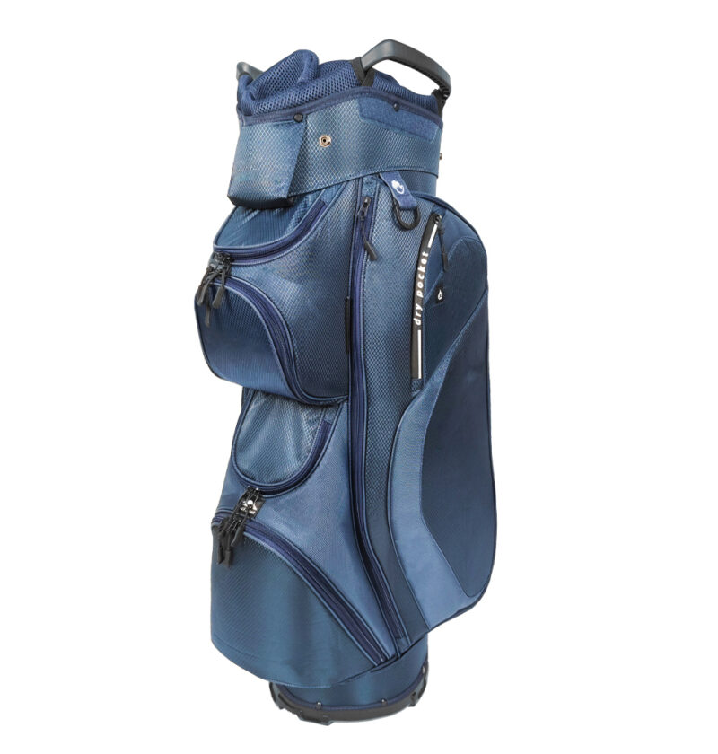 Classic Polyester Golf Cart Bag - Durable, Waterproof with 14-Way Divider and 9+ Pockets for Ultimate Organization