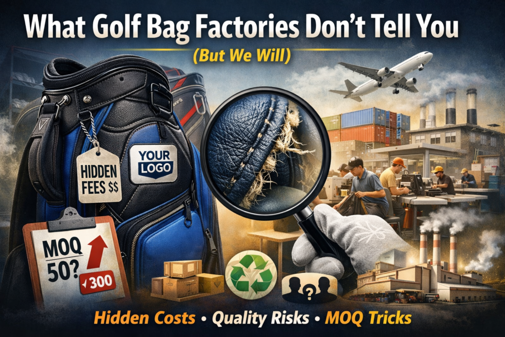 What Golf Bag Factories Don’t Tell You (But We Will)